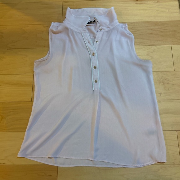Tommy Hilfiger Tops - pink and white striped tommy hilfiger blouse